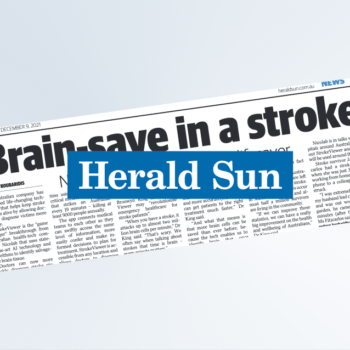 Page dedicated to stroke in the Herald Sun