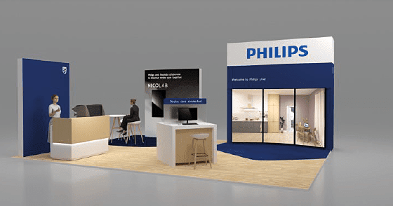 Nicolab and Philips booth at World Stroke Congress