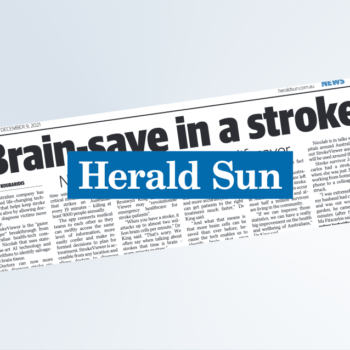 StrokeViewer in the Herald Sun