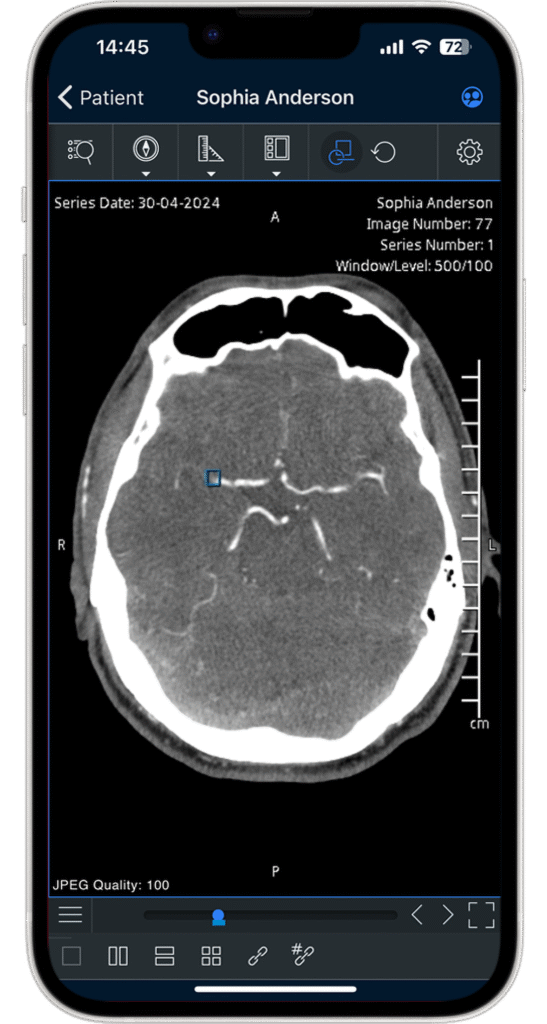 Seamless imaging access with DICOM viewer